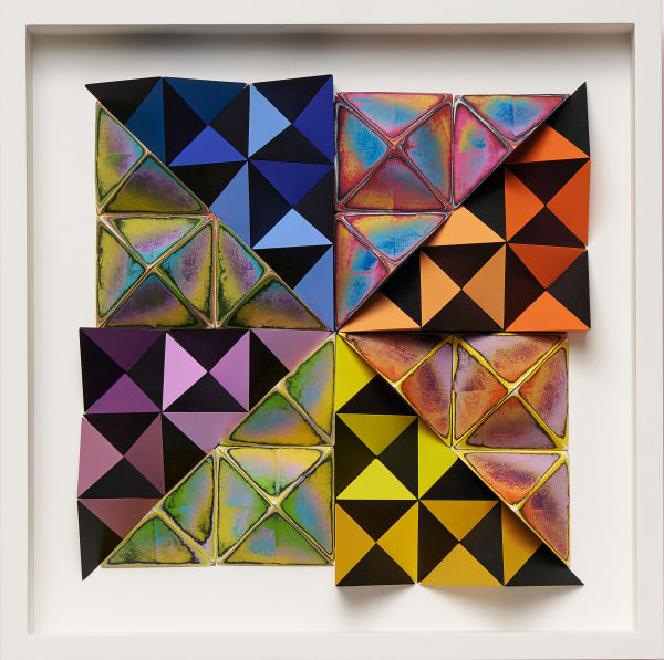 abstract relief assemblage by Sean Newport