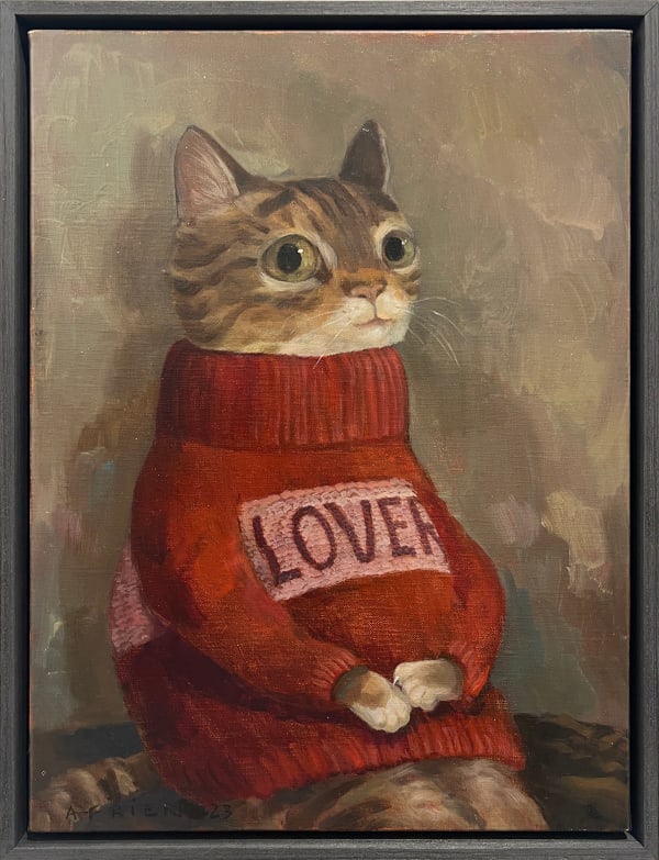 Alison Friend Lover Not A Fighter, 2023 oil on canvas 16 x 12 in 40.6 x 30.5 cm