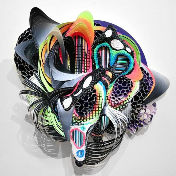 Crystal Wagner biomorphic wall mounted sculpture