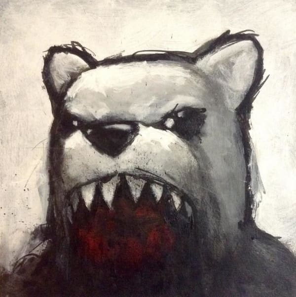 Luke Chueh, Untitled (Angry Bear), 2014