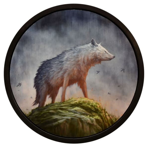 Brin Levinson Winter, 2023 oil on birch panel 16 x 16 in 40.6 x 40.6 cm