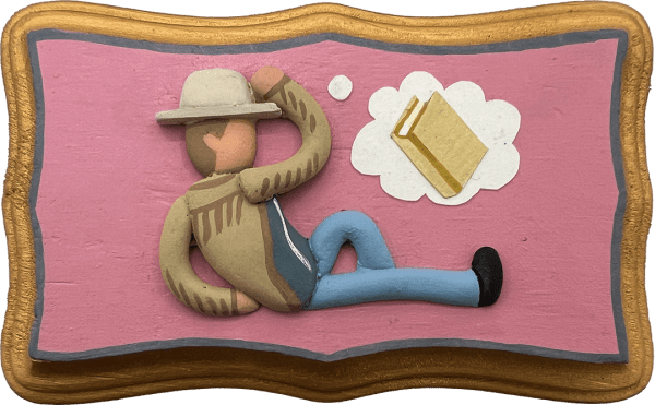 mixed media piece by Geoff Trapp inspired by "The Royal Tenenbaums"