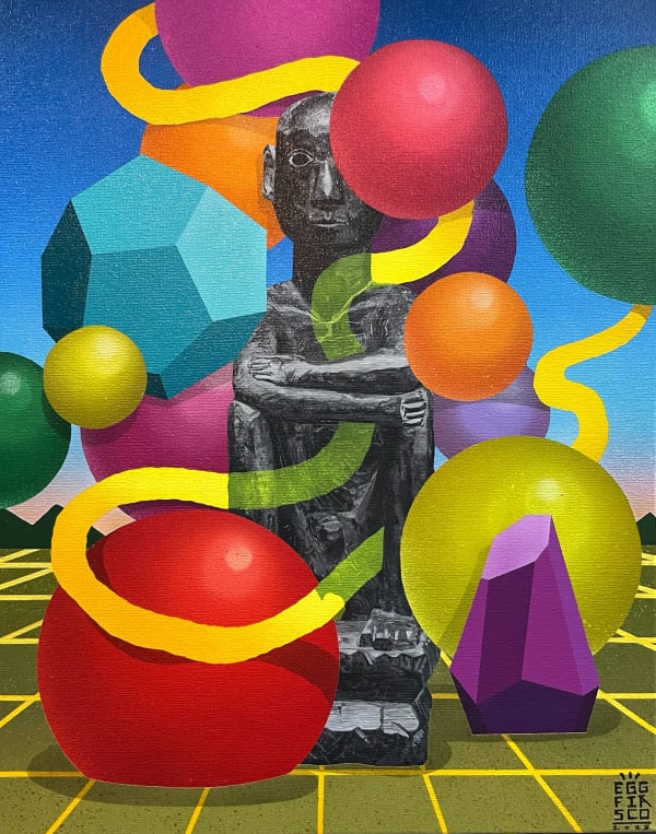 Egg Fiasco Good Harvest, 2023 acrylic on canvas 20 x 16 in 50.8 x 40.6 cm