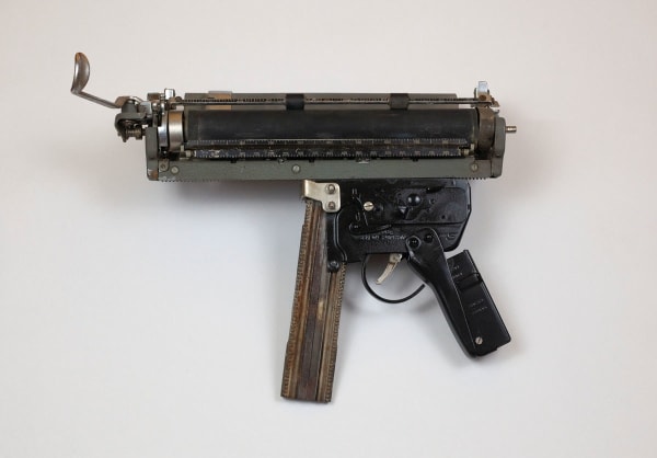 gun sculpture by Ravi Zupa