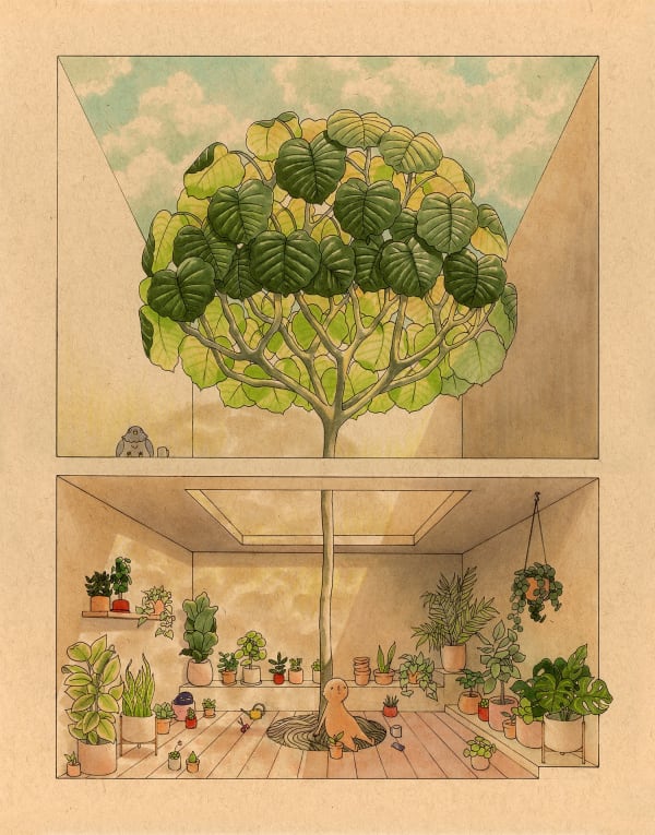 Felicia Chiao, Round Tree, 2022