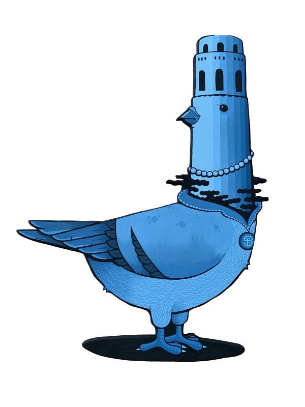 Jeremy Fish, Coit Pigeon, 2019