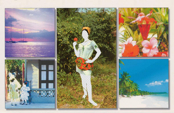 Joiri Minaya, Postcard composition #2, 2020