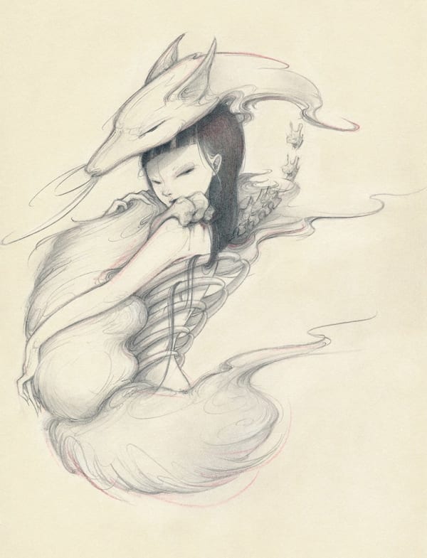 Ozabu, Kitsune Sketch 2, 2019