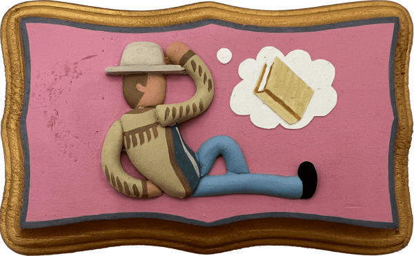 mixed media piece by Geoff Trapp inspired by "The Royal Tenenbaums"