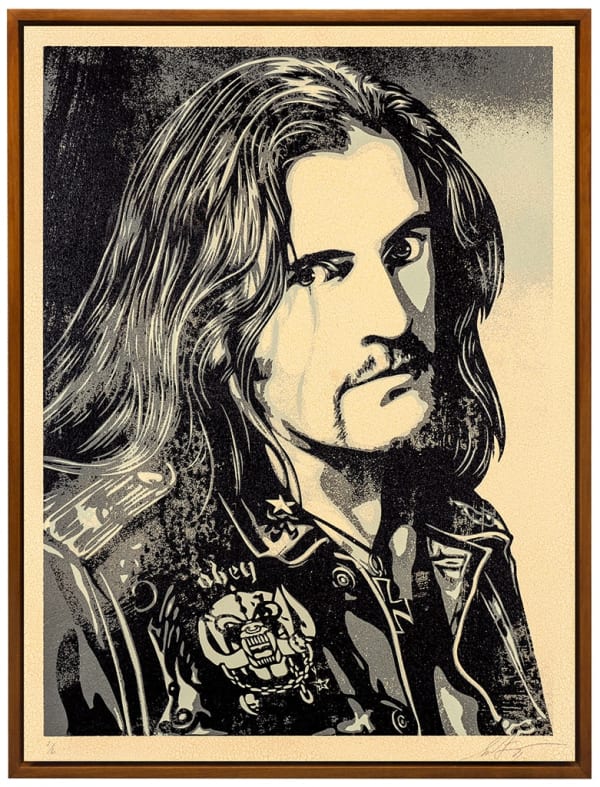 black and white portrait of Lemmy