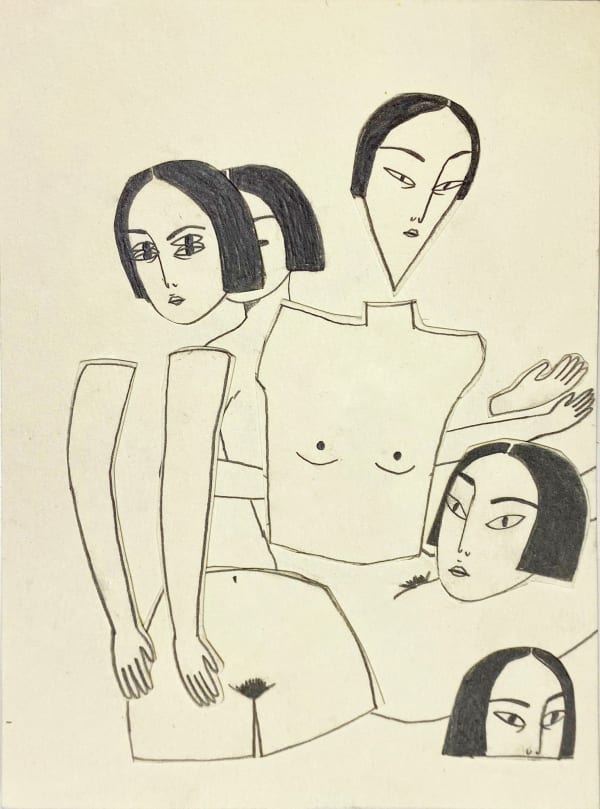 Irana Douer drawing of severed women