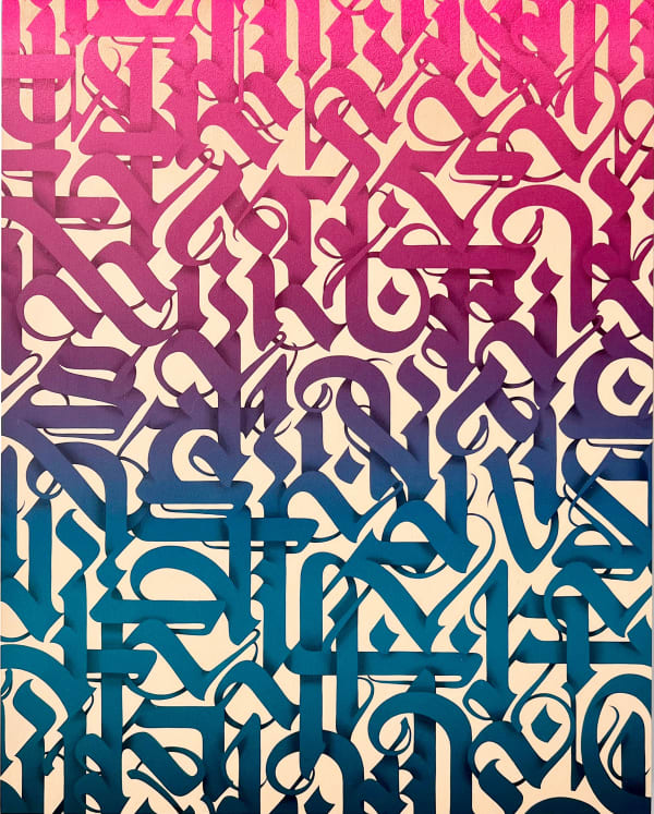 Cryptik The Astonishing Light, 2023 aerosol and acrylic on wood panel 20 x 16 in 50.8 x 40.6 cm