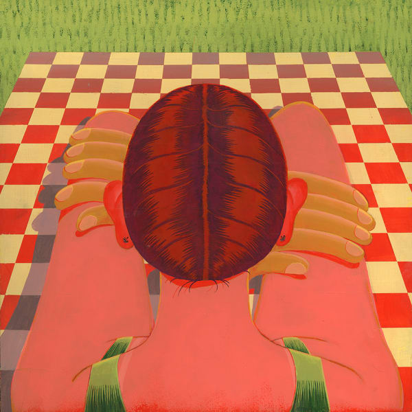 Celia Jacobs, Portrait on a Blanket, 2019