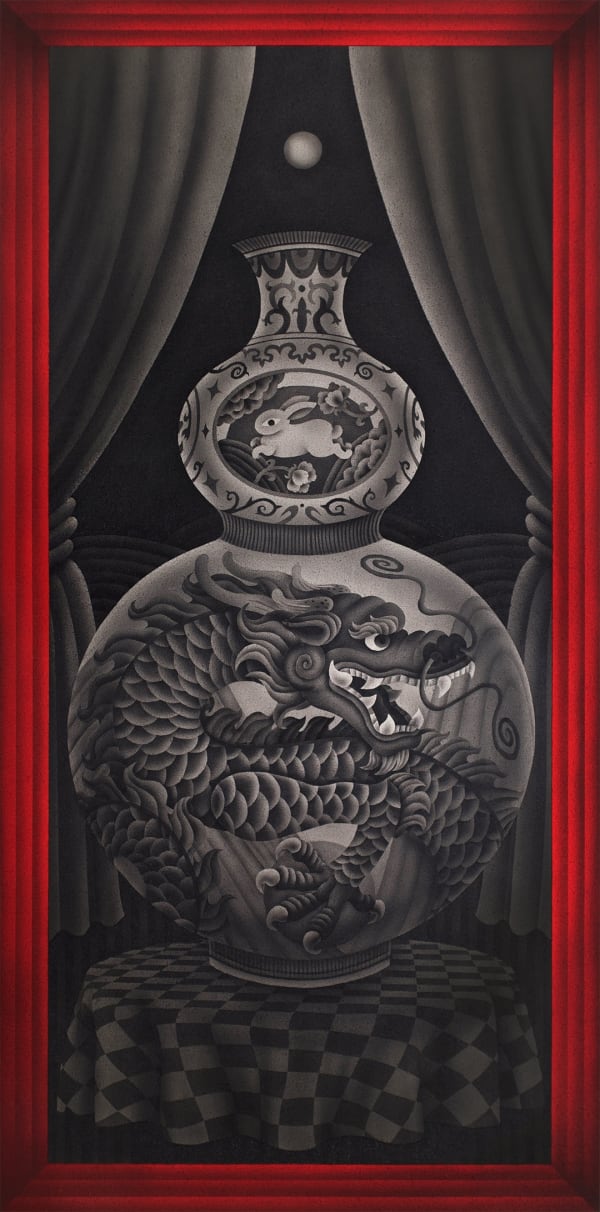 Angela Fang Zirbes, Year of the Dragon Vase, 2024