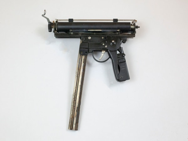 gun sculpture by Ravi Zupa