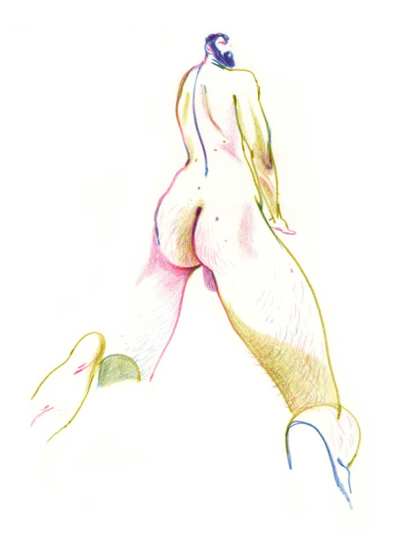 Jasjyot Singh Hans "Spread" colored pencil on paper