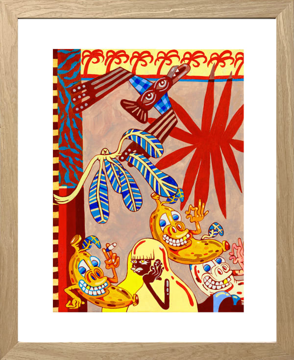 painting of bananas by Yok & Sheryo