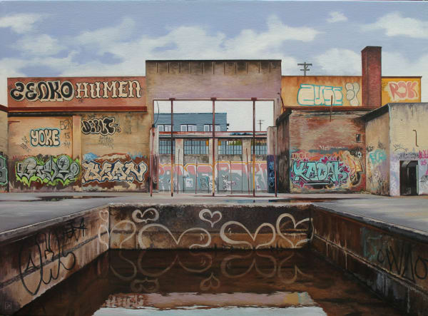 Jessica Hess, Rainy Portland II, 2019