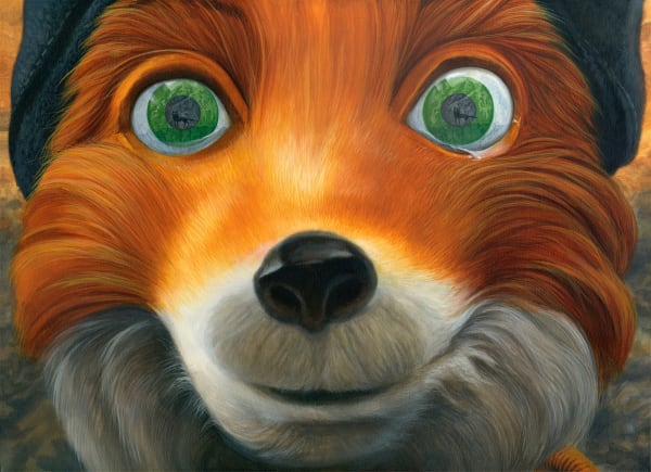 painting inspired by "Isle of Dogs" by C.M. Duffy