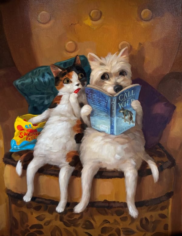 Alison Friend Call of the Wild, 2025 oil on linen 18 x 14 in 45.7 x 35.6 cm