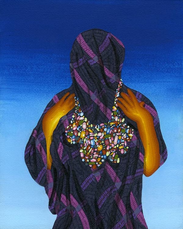 Amir H. Fallah, Necklace, 2015