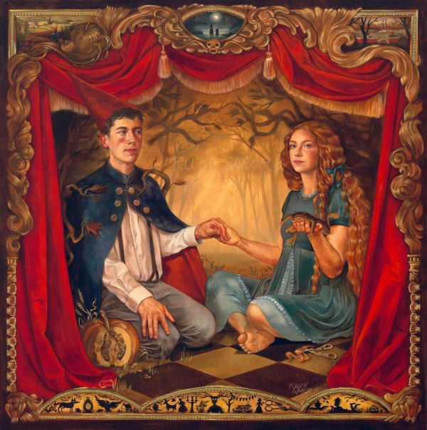 Ruth Speer Portrait of the Unknown, 2022 oil on panel 24 x 24 in 61 x 61 cm