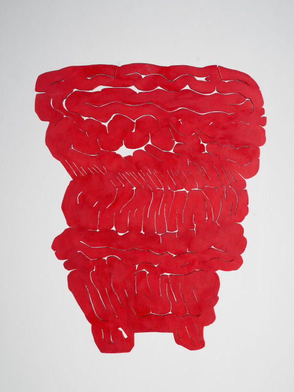 Pietro Consagra, Piano sospeso rosso, 1964