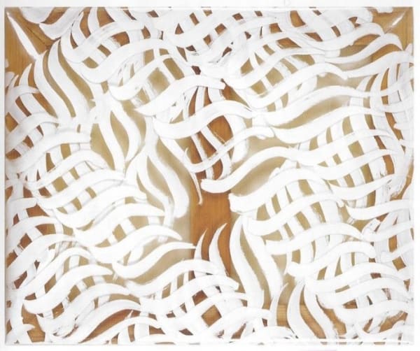 Carla Accardi Bianco, 1965 Paint on sicofoil