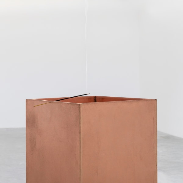 Francesco Arena, Rame (Parallelepipedo per 70 kg di cenere), 2020