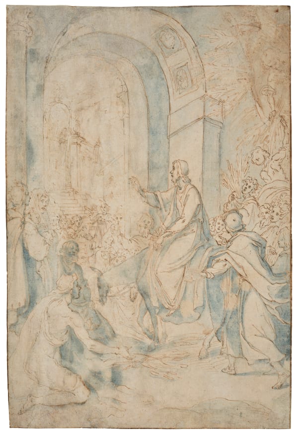 Cigoli (Lodovico Cardi detto il Cigoli) - The Entry into Jerusalem/ Entrée du Christ à Jérusalem