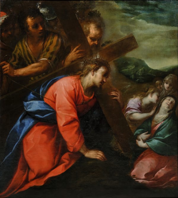 Carlo Francesco Nuvolone - Christ Falling on the Way to Calvary/ Le Christ sur le chemin du Calvaire