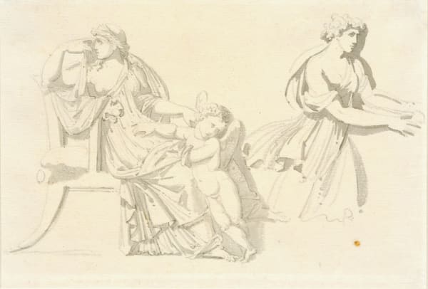 Antoine-Denis Chaudet, Frieze of antique Figures/ Frise de personnages antiques, 1800-1810