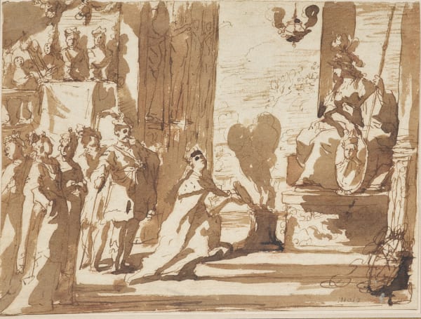 Donato Arsenio Mascagni - (attribué à) Allégorie du Traité d'Angoulême