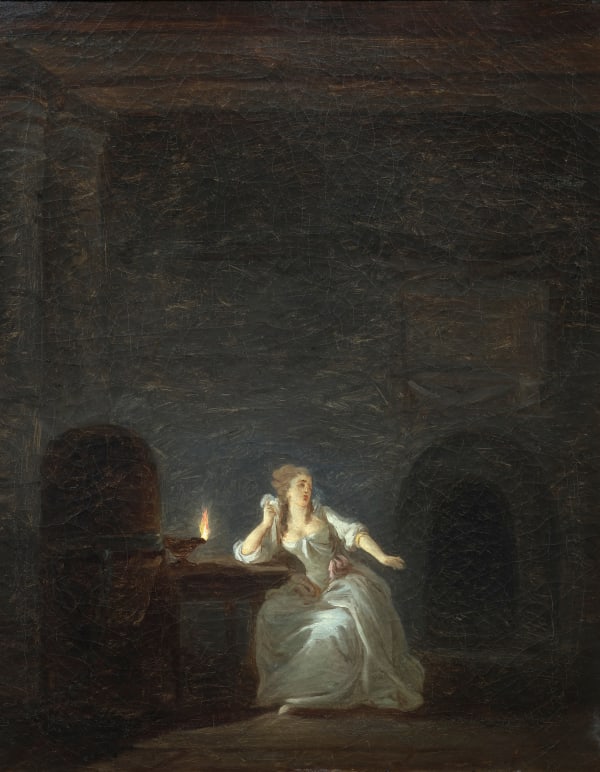 Jean-Frédéric Schall, The Torture of the Vestal Virgin/ Le supplice de la vestale, ca. 1789
