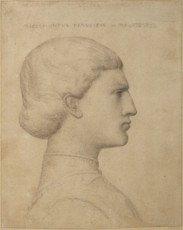 Jean Auguste Dominique Ingres - Portrait of Sigismondo Pandolfo Malatesta/ Portrait de Sigismondo Pandolfo Malatesta, circa 1814
