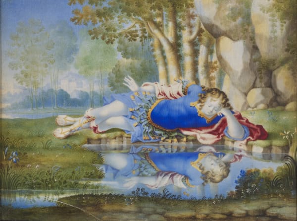 Henri Gascar (attributed to/ attribué à), Presumed portrait of the Grand Dauphin as Narcissus/ Portrait présumé du Grand Dauphin en...