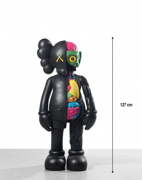 Kaws - Four Foot Dissected Companion (Black), 2009