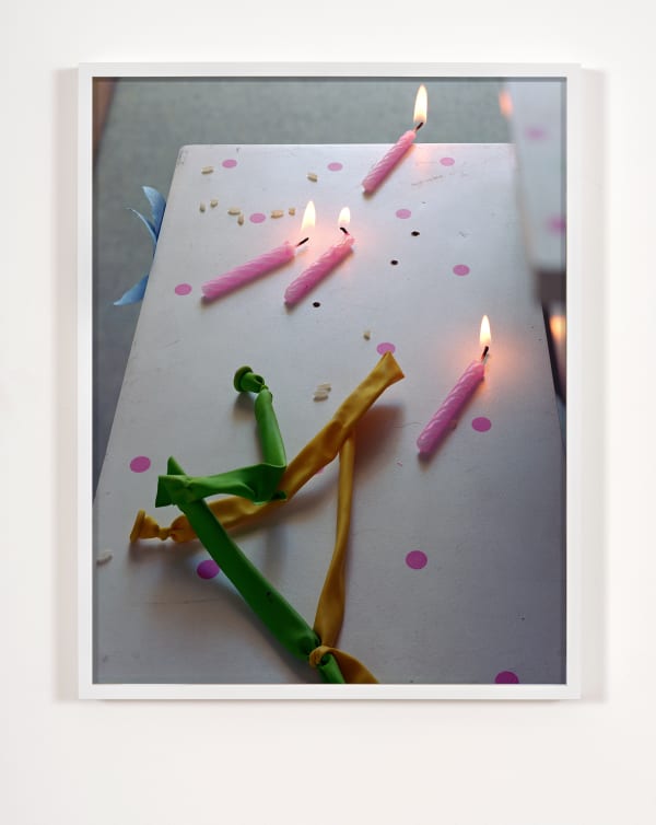 Torbjørn Rødland, Candles and Balloons, 2020