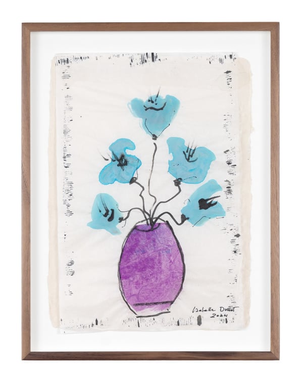 Trembling Turquoise Flowers I