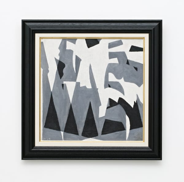 Komposisjon i sort, grått og hvitt II