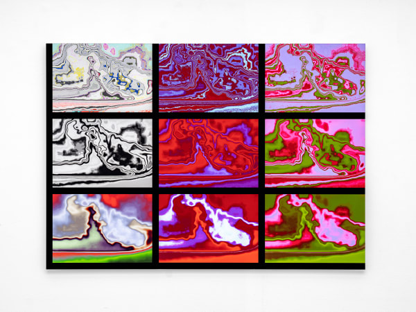 Tauba Auerbach, Heat Current V, 2020