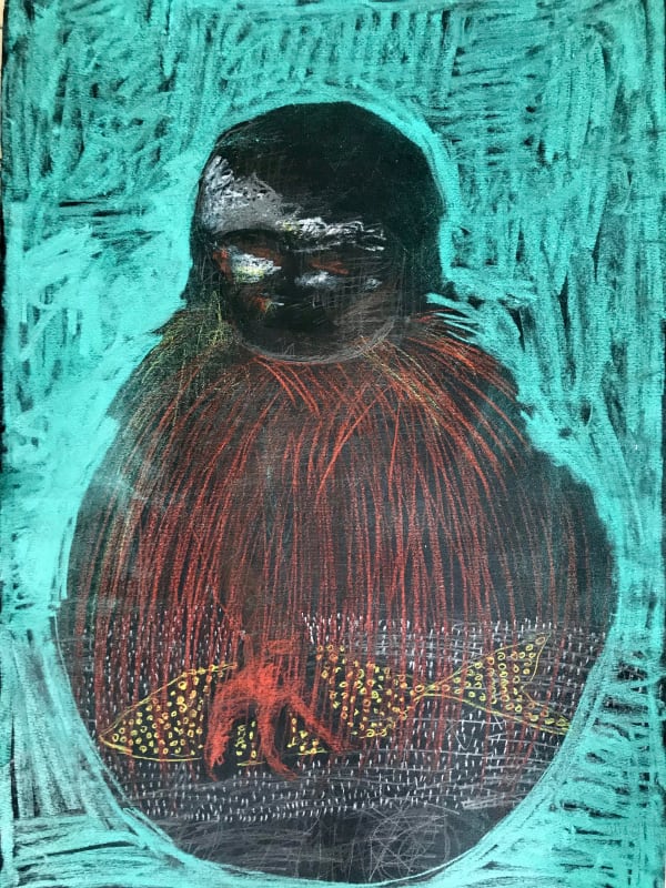 Sadikou Oukpedjo, Untitled 2, 2018