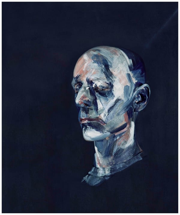 Michel Platnic, After Study for portrait II (After the Life Mask of William Blake), 2014