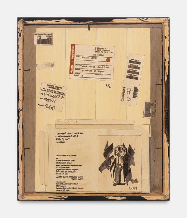 Michael Bühler-Rose, Verso (Robert Longo, Untitled (Gun) 1994, front), 2025