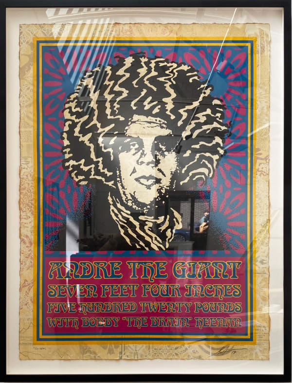 Shepard Fairey, Framed, Giant Hendrix, 2019