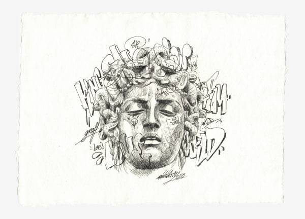 PichiAvo, Untitled (Medusa III), 2020