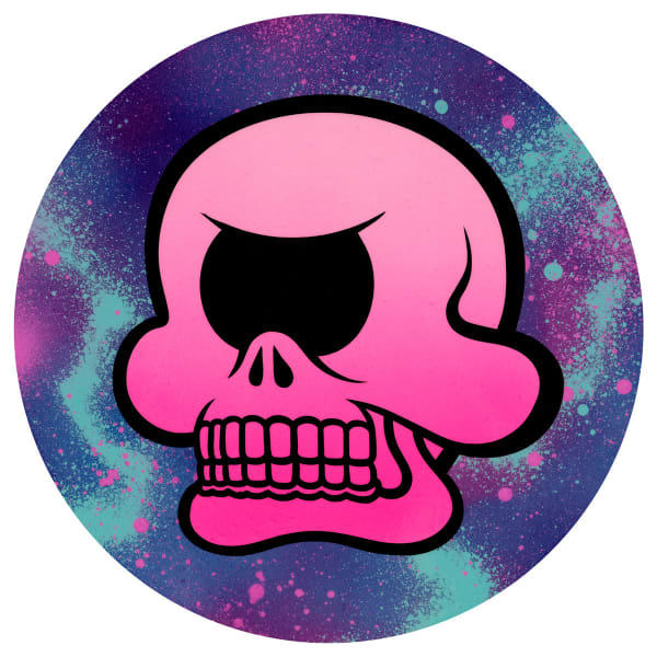 Buff Monster, Pink Skull, 2024