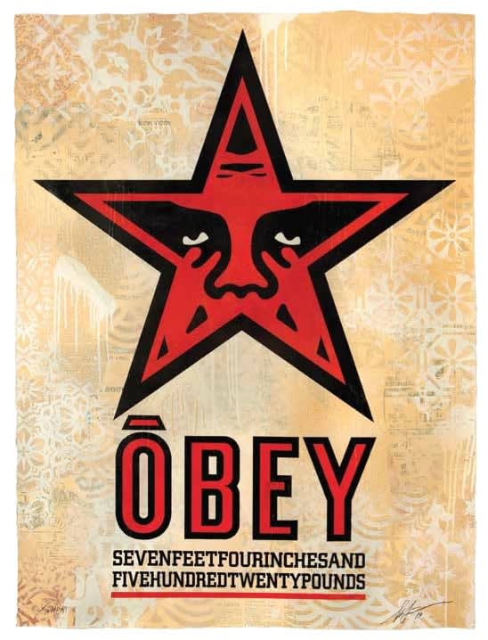 Shepard Fairey, Obey Star, 2019