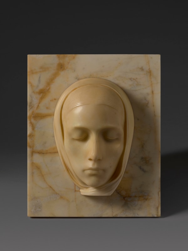 Adolfo Wildt, Head of the Virgin (La Vergine), Carved in 1925
