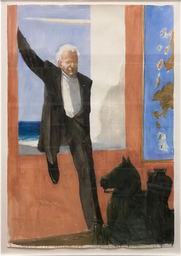 Julio-Larraz-Study-for-the-Thief